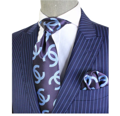 CC 7 | Navy & Blue | Tie & Pocket Square