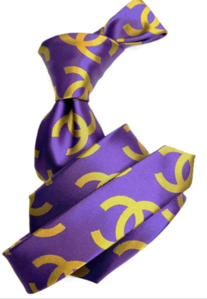 CC 1 | Purple & Gold | Tie & Pocket Square