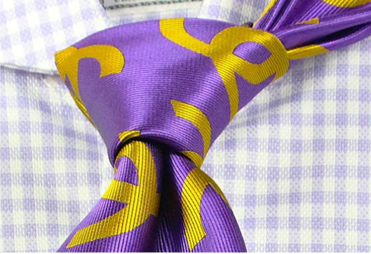 CC 1 | Purple & Gold | Tie & Pocket Square