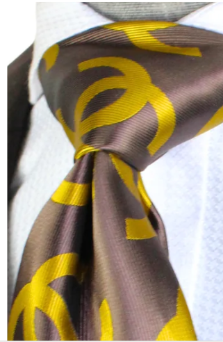 CC 3 | Brown & Yellow | Tie & Pocket Square
