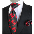 CC 4 | Black & Red | Tie & Pocket Square
