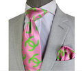 CC 5 | Pink & Green | Tie & Pocket Square