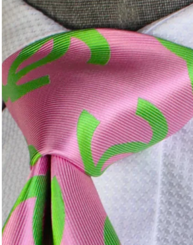 CC 5 | Pink & Green | Tie & Pocket Square