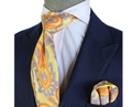 Orange & Purple | Tie & Pocket Square