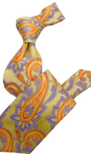 Orange & Purple | Tie & Pocket Square