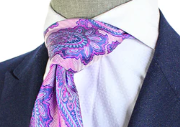Krazy Paisley i4 | Majenta Navy & Blue | Tie & Pocket Square