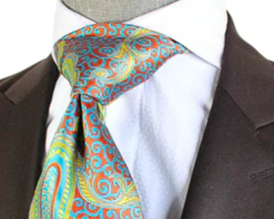 Krazy Paisley K2 | Carmel Green & Teal | Tie & Pocket Square