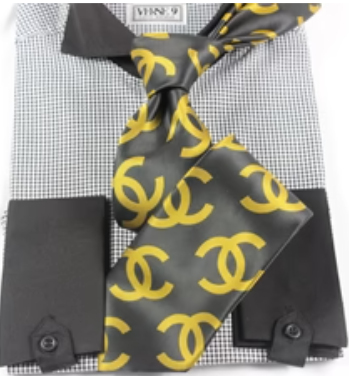 CC 6 | Black & Gold | Tie & Pocket Square