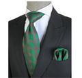 GG 1 | Green & Red | Tie & Pocket Square