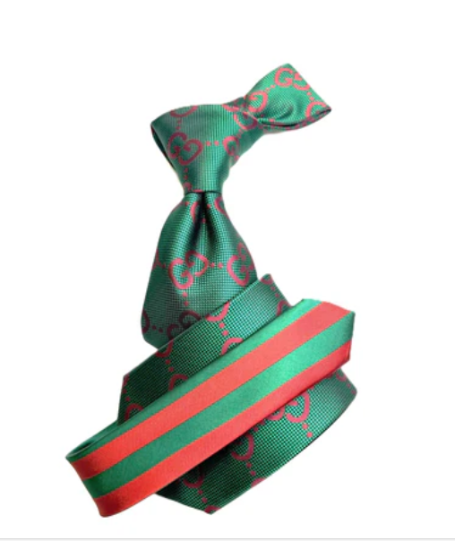 GG 1 | Green & Red | Tie & Pocket Square