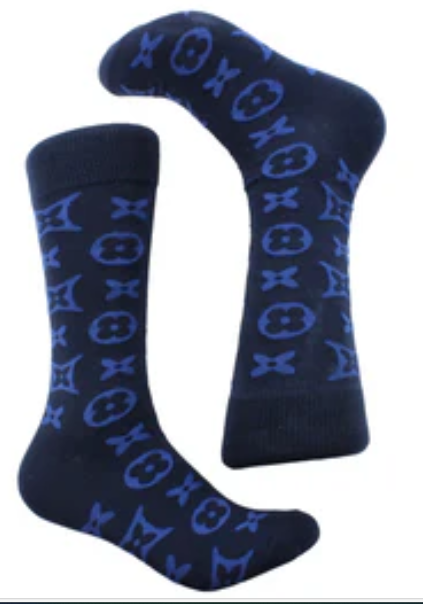 LV 1 | Navy & Sky Blue | Sock