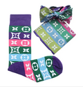 LV Stripe 1 | Multicolor | Bowtie & Sock Combo