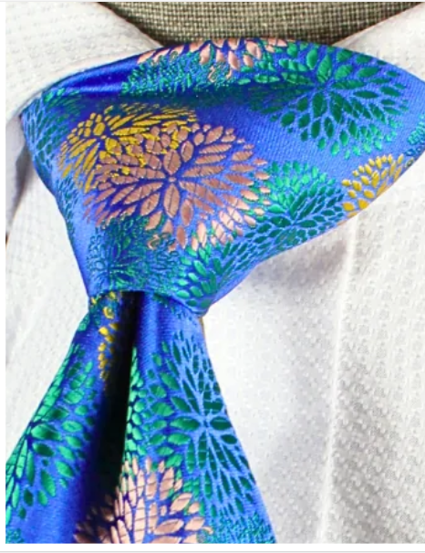 Doha 3 | Royal Green & Yellow Floral | Tie & Pocket Square