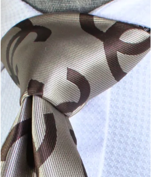CC 8 | Taupe & Brown | Tie & Pocket Square