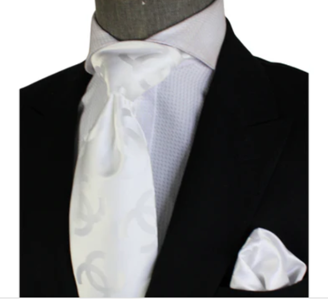 CC Solid 2 | White | Tie & Pocket Square