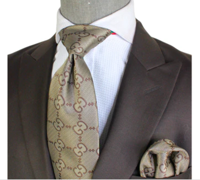 GG 3 | Brown | Tie & Pocket Square