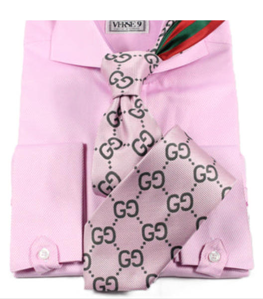 GG B10 | Pink | Tie & Pocket Square